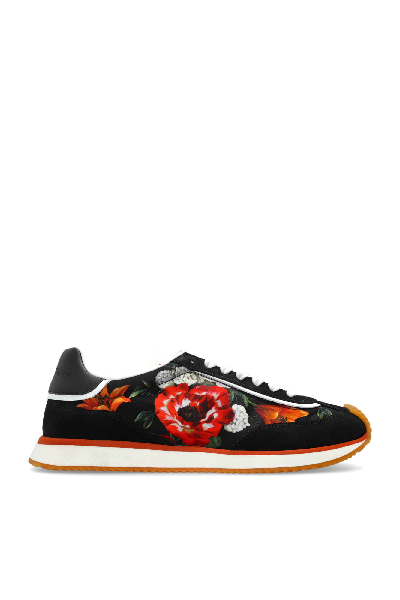 Dolce & Gabbana SPORTS SHOES WITH A FLORAL MOTIF 花柄靴 ロゴ Dolce & Gabbana Sports shoes with a floral motif | Women's